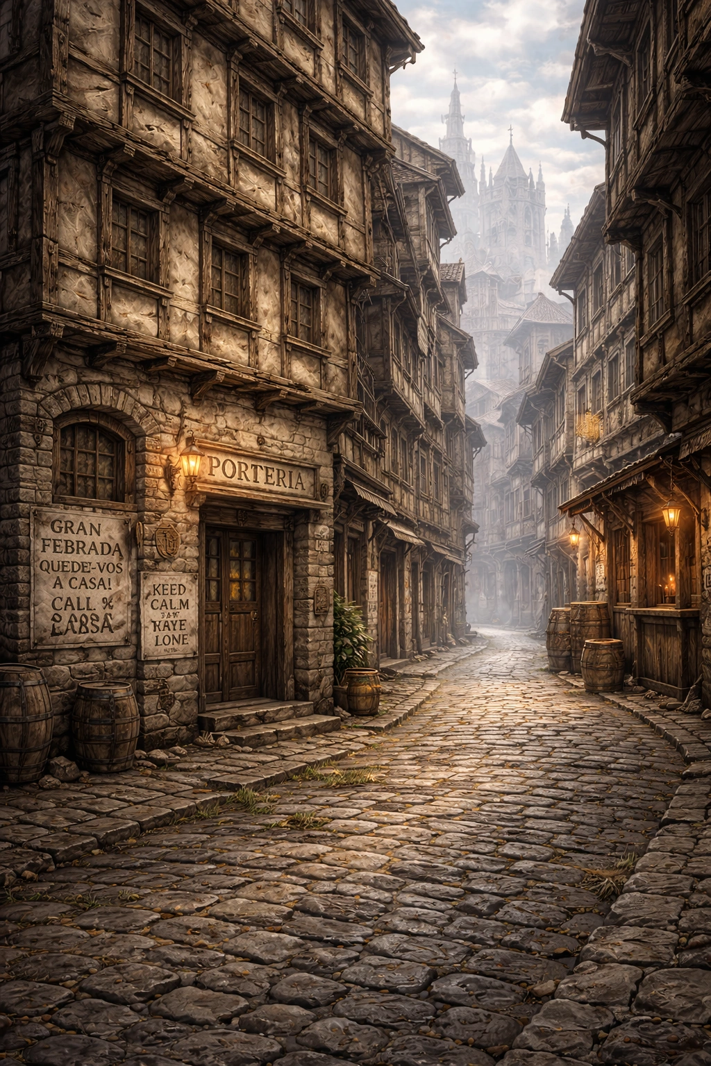 Carrer del Borni del barri del Fang